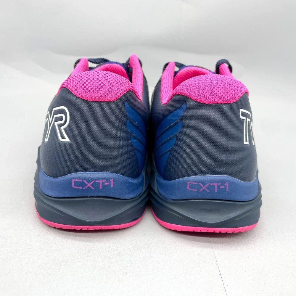 TYR CXT-1 Trainer Mens 10.5 Blue Pink Athletic Gym Shoes Sneakers CrossFit HIIT - Picture 5 of 11